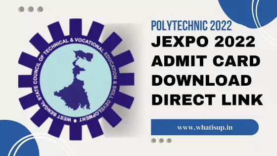 JEXPO 2022 Admit Card Download